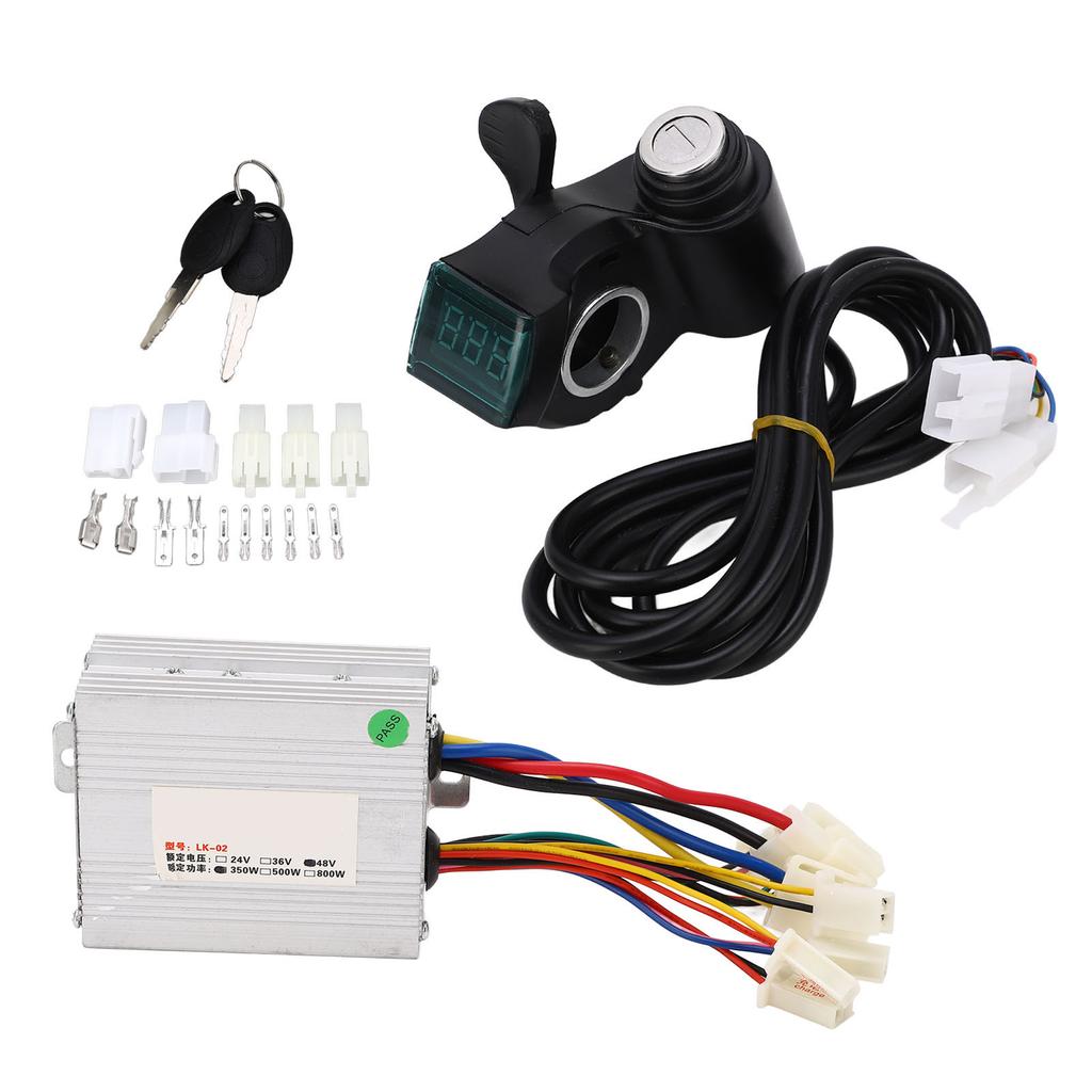 Electric Bike Controller Kit 48V 350W High Safety Power Display Stable Bike Motor Controller Kit