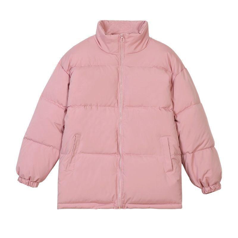 Women's Korean Style Thickened Down Cotton Jacket Women's Short Cotton Jacket Winter Small Man Jacket