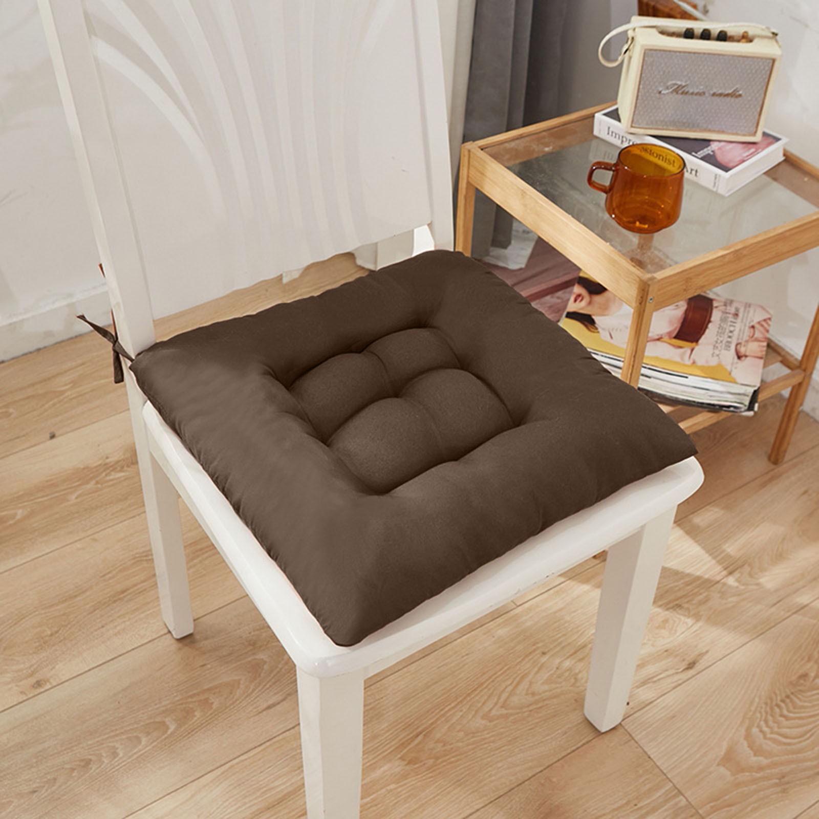 

Chair Cushion Round Cotton Upholstery Soft Padded Cushion Pad Home Or Car кофейный