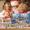 Gnome Advent Calendar 2025 24 Day Christmas Countdown Calendar with 24 Pcs Mini Gnomes Ornaments Collectible Dwarfs Figures for Holiday Home Decor