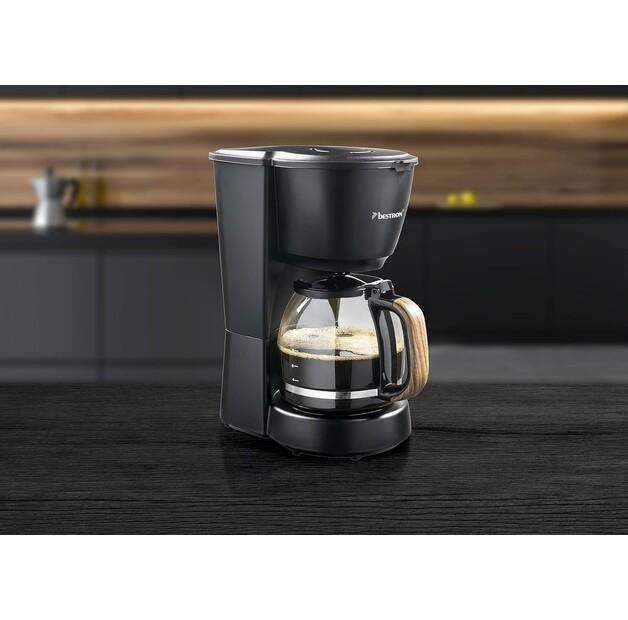 Кофеварка Bestron ACM900BW Black & Wood
