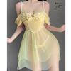 REENEW Sexy Maid Princess Babydoll Extreme Half Slip Puff Princess Perfect for Cosplay Costume, Style, See-Through Lingerie, Erotic, Erotic,