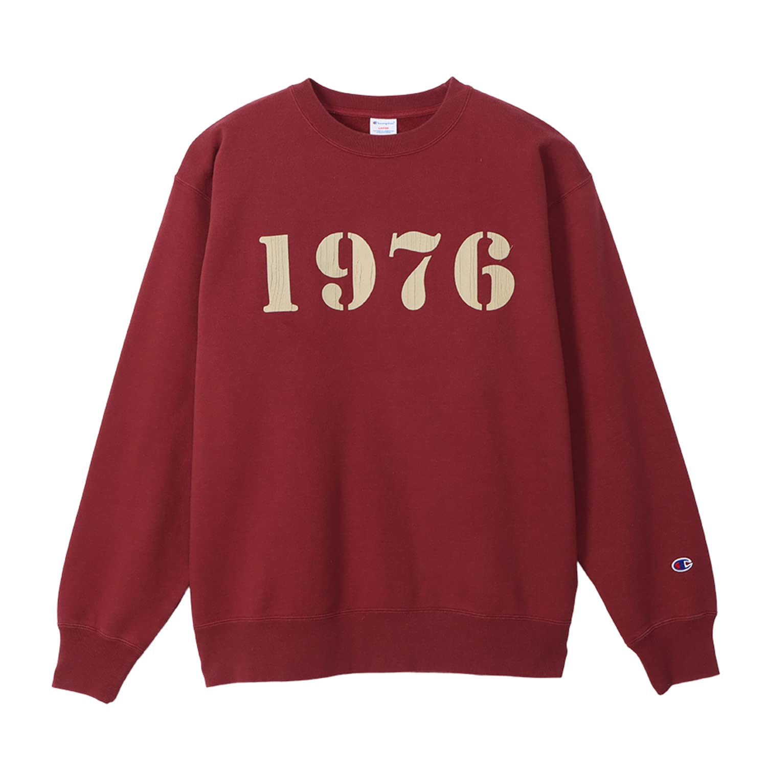 

Champion Casual Crew Neck Long USA Graphic Men s Sweatshirt, Sleeve, 100% Cotton, Print, C3-Y004-109-M