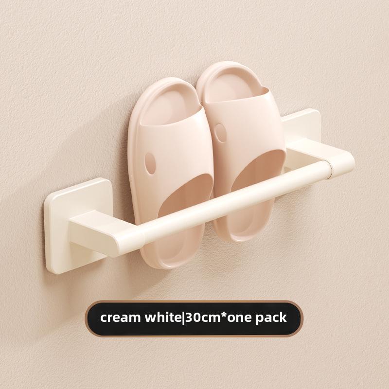 Wall-Mounted Drainable Bathroom Slipper Rack