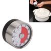 Visual Timer Multifunctional Retro Round Mechanical Visual Timer for Kitchen Study Work Hair Dyeing Fitness