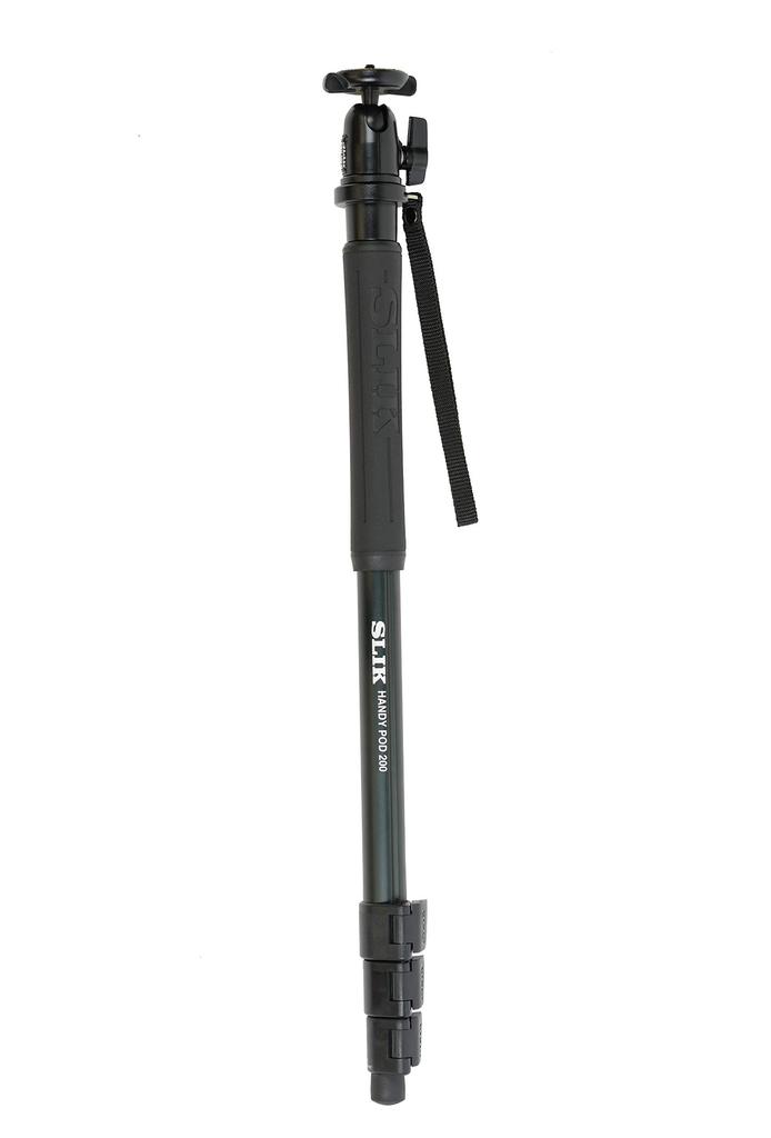 SLIK Handypod 200 Lever Product 204849 Monopod, 4-Section, Free-Mount Head, Lock, Aluminum, Number