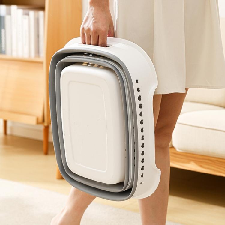Conteneur/Organisateur de Rangement Pliable Portable Panier à Linge Panier Gain de Place Paniers à Linge Pliants en Plastique