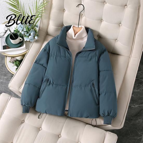 Plus Size Puffer Jacket for Women Women's Quilted Casual Baggy Zip Up Padded Versatile Coat Down
