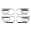 Carmilla Marco de Tazón de Manija Interior de Puerta de Coche Recorte Cubierta Moldura Pegatinas para Nissan Kicks 2016 - 2021 Accesorios Estilo de Coche