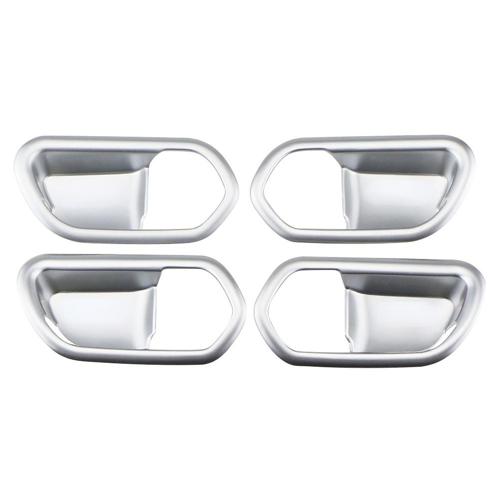 Carmilla Marco de Tazón de Manija Interior de Puerta de Coche Recorte Cubierta Moldura Pegatinas para Nissan Kicks 2016 - 2021 Accesorios Estilo de Coche