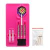 ZONE80 2BA Dart Barrel Set for Beginners and Intermediate Includes Spare Shafts and Includes High Easy To and Safe D-CRAFT Hz-3 Players, Tips,