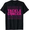 Tackle Football Pink Ribbon Brustkrebs-Bewusstsein Jungen Kinder T-Shirt