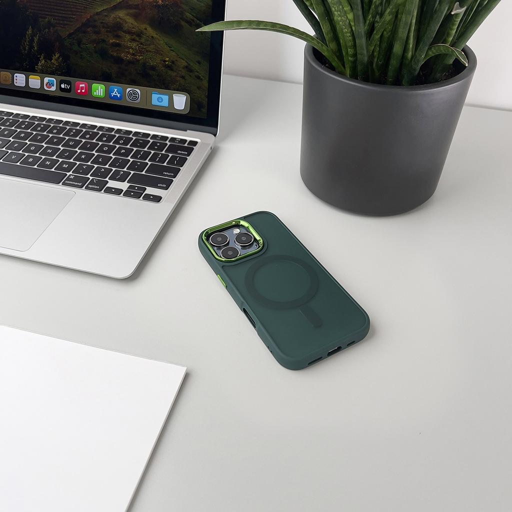Samsung Galaxy S24 FE Fashion Case with MagSafe - Green