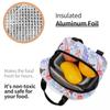 Jellyfish In The Ocean Pink Blue Insulated Lunch Bag for Kids School Cooler Thermal Food Box Tote Portable Lunch Boxes Container