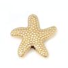 Doreen Box Ocean Jewelry Beads Zinc Alloy Sea Turtle Conch Star Fish Animal Matt Gold Color Accessories for DIY Jewelry, 10 PCs