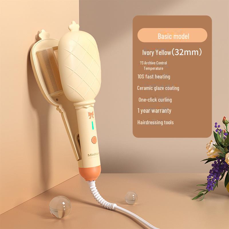 32mm Egg-Style Curling Iron: New Ripple Design for Students