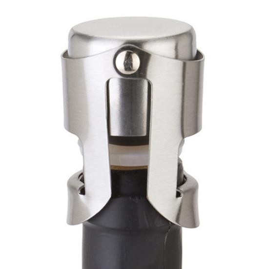 New Fashion Stainless Steel Champagne Stopper Sparkling Wine Bottle Plug Sealer
