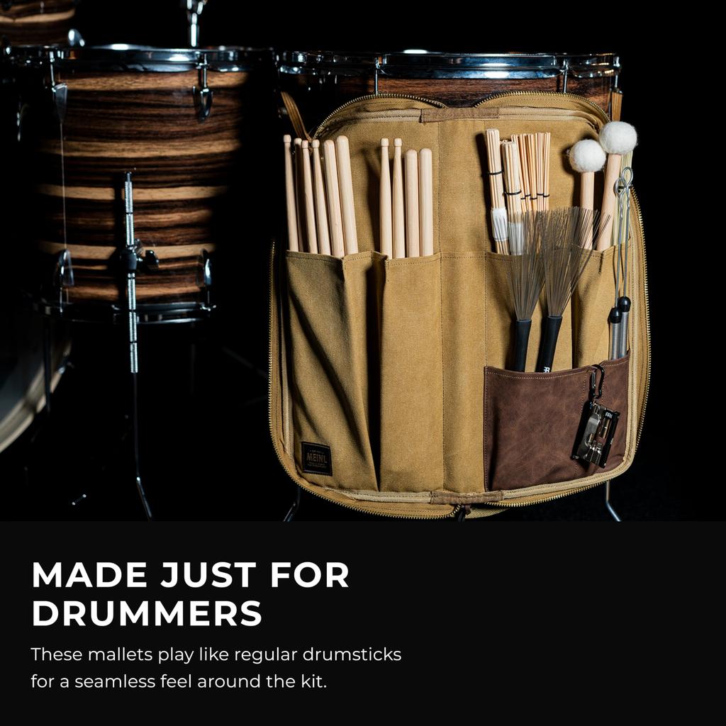 MEINL Stick Brush MEINL Medium Mallet SB401 &