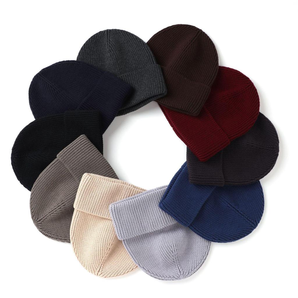 Windproof Warm Knitted Pullover Hat: Cotton, Versatile, Ear Protection, Face-Slimming, Adult Northeast Cold Hat