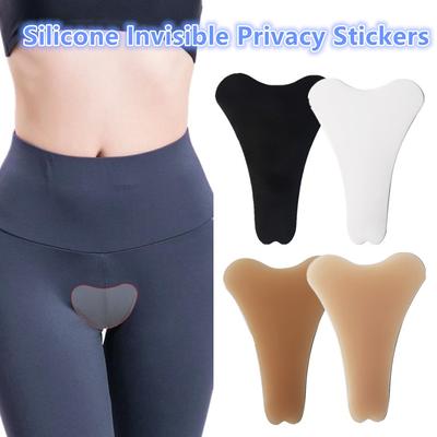 غطاء لاصق غير مرئي من السيليكون بدون أثر قابل لإعادة الاستخدام من Camel Toe Concealer للنساء للسراويل الضيقة وملابس السباحة والملابس الرياضية وغطاء مقاوم للماء