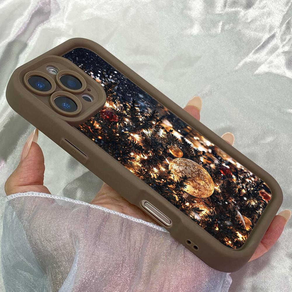 JT21 Artistic Christmas Realme 14 15 Huawei P40 Honor 70 90 Infinix Tecno itel Motorola Google All Model Angel eyes Soft TPU Phone Case