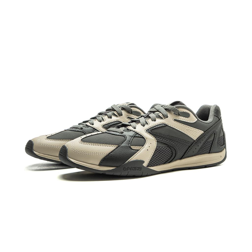 Li Ning Filin Retro Classic Low-Top Shoes Men Sneakers Gray-Green AGLV137-1