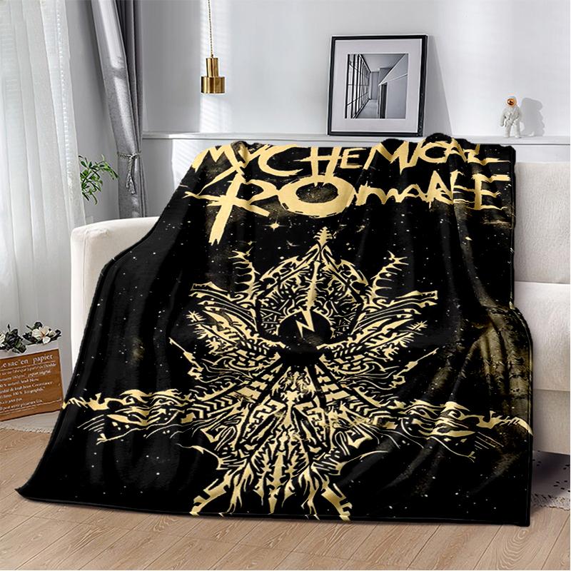 3D My Chemical Romance Band Gerard Way Soft Plush Blanket,Flannel Blanket Throw Blanket for Living Room Bedroom Bed Sofa Cover
