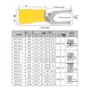 Pre-Insulated Brass Fork Crimp Terminal