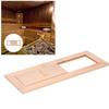 Air Vent Air Vent Grille Sauna Air Vent Wooden Adjustable Grille Ventilation Panel Accessory for Steam Room Sauna Room Equipment