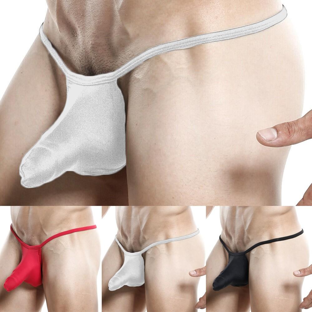 Muži Sexy Low Rise Prodyšné kalhotky Tanga G String T Zadní pouzdro JJ Spodničky