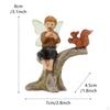 Micro Landscape Ornament ,Miniature Fairy Garden Statue,Squirrel Sculpture,Garden Outdoor