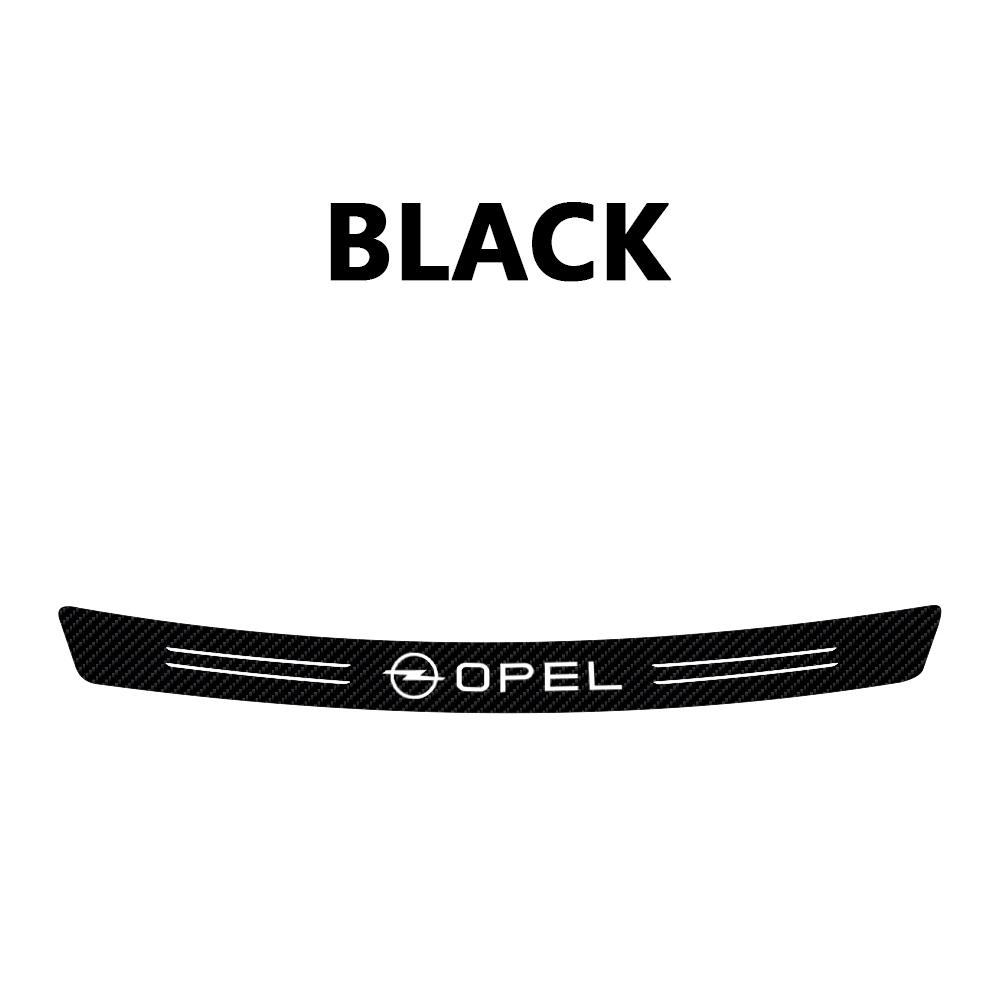 1PCS Car Tail Trunk Rear Bumper Protector Carbon Fiber Sticker For Opel Zafira B Corsa D Insignia Mokka Regal Car Accessories DP2