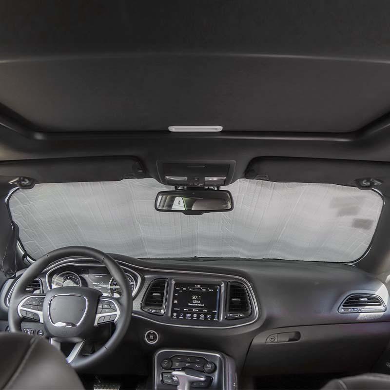 Car Front Windshield Sunshade Window Shade Foldable Sun Visor Cover Fit for Dodge Challenger 2009 Up Car Interior Accessories,1 Pc