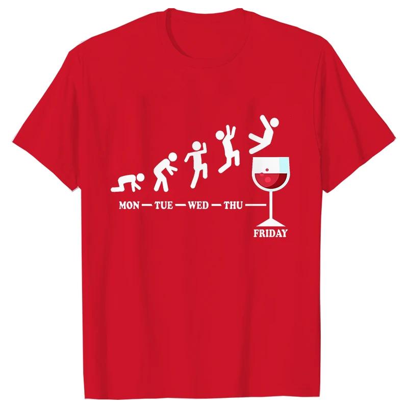 Funny T-Shirts for Men Drinking Lover Y2k Tops Oversized Clothing Short Sleeve Friends Friday Beer Day Weekend Party Streetwear