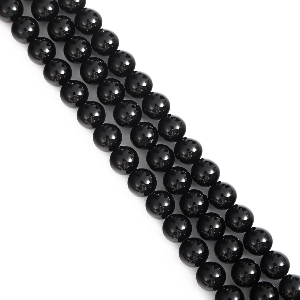 

4-14 мм/28-92 шт. натуральный черный агат круглые бусины для изготовления ювелирных изделий DIY браслет ожерелье 12mm 32pcs чёрный