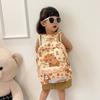 Capybara Childrens Cartoon Backpack With Lightweight Design For Kindergarten Students