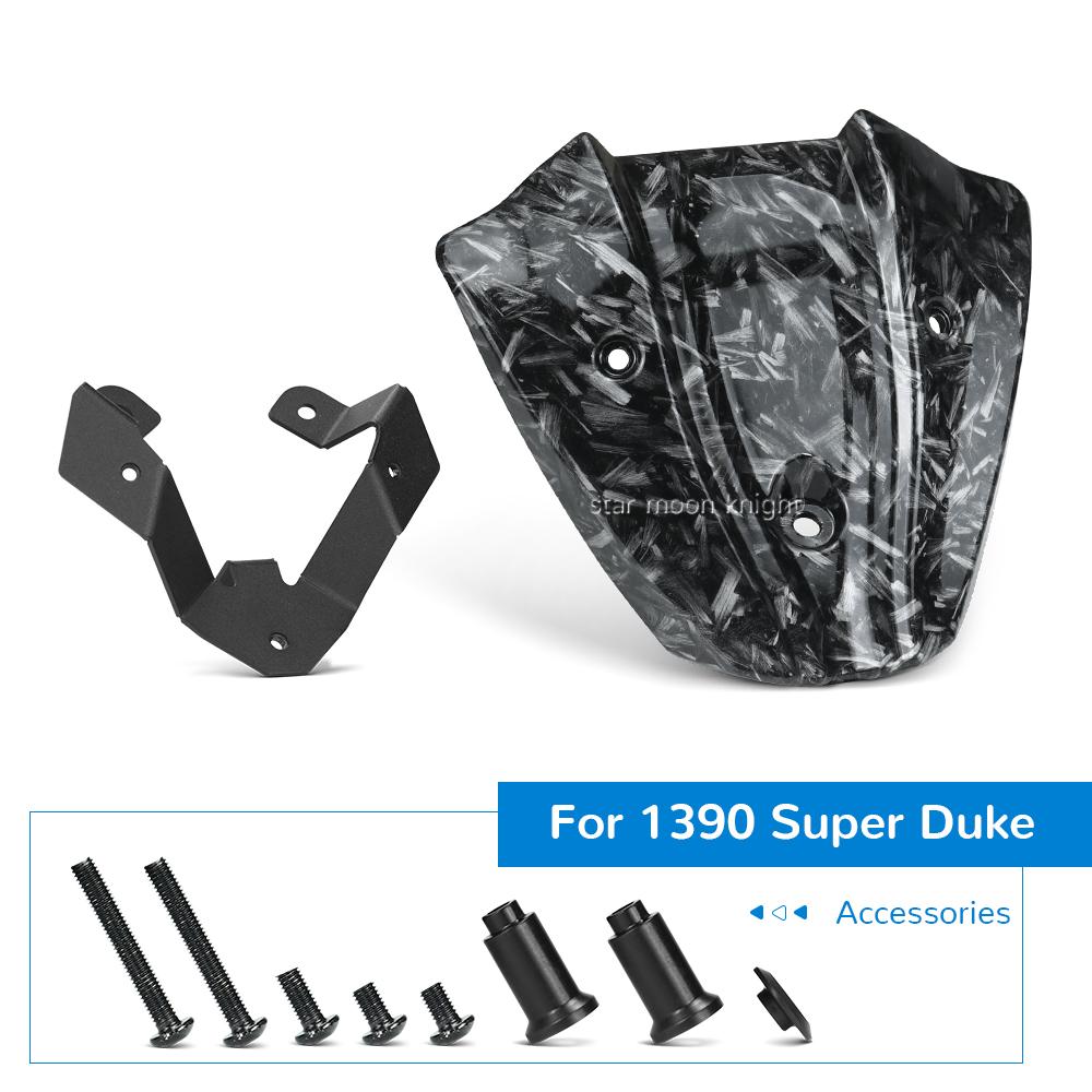 Motorcycle Accessories For 1390 Super Duke R 1390 SuperDuke R EVO 2024- Fly Screen Front Small Windshield Fairing