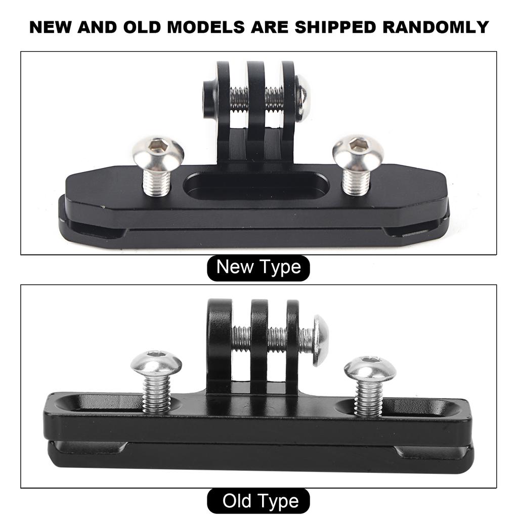 Aluminium Alloy Black Bike Base Bicycle Saddle Cushion Clip Mounting for Gopro Hero6/5/4/3 Camera