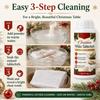 -Based Stain Remover for Christmas Tablecloths, Whitening Cleaner for Red Wine, Coffee and Stains