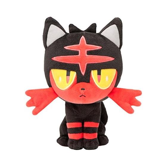 Pokemon Center Original Plush Toy: Litten (21x17x16cm) - Featuring a popular Pokemon from Pokemon Sun & Moon!