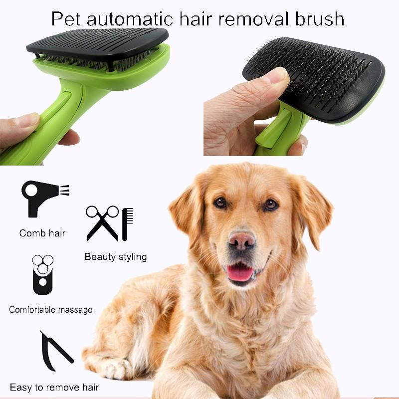 Buy High Quality Pet Comb For Dogs Grooming Toll Automatic Hair Brush