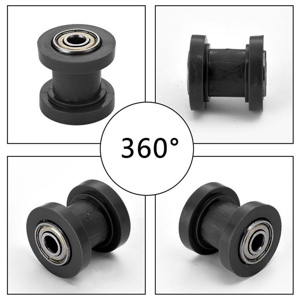 Motorcycle Drive Chain Guard Roller Bearing for Enduro Off on Road Bike Cycling ATV Dirt Pit Bike Pulley Slider Motocross