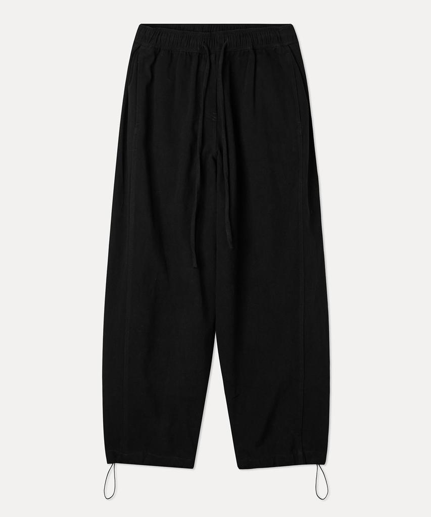 MIXXO Brushed Cotton Elastic Waist Wide Pants_Miwtcg111B