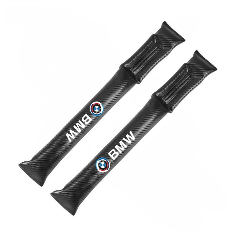SCKS3 Leather Car Seat Gap Filler Seat Gap Leak Proof Strip For BMW Performance F30 F10 E90 E46 E60 E70 E39 E36 E87 X7 E92 E91 Sticker