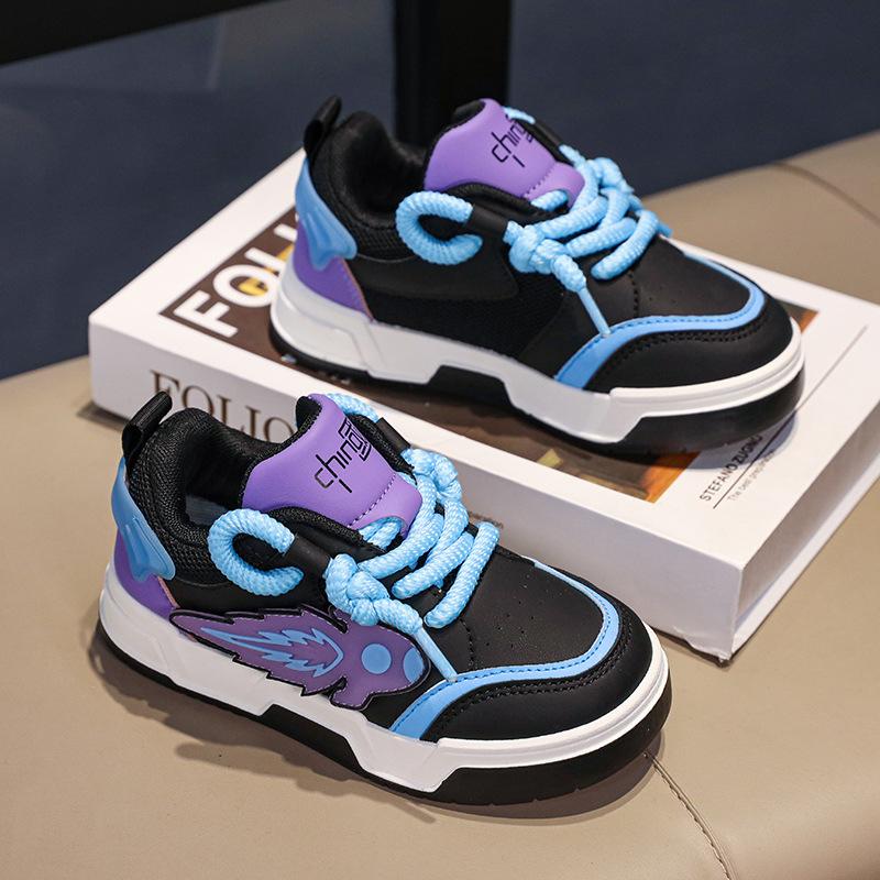 Buty Męskie Kolega Jesień Dziecięce Rekreacyjne Sportowe Buty Boardowe Dopasowanie Kolorów Trend Modowy Buty Chlebowe