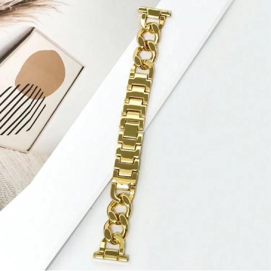 Luxury Metal Bracelet Link Strap For Samsung Galaxy Watch 7 FE 5 Pro 4 6 Classic Band 44mm 40mm Sport Correa