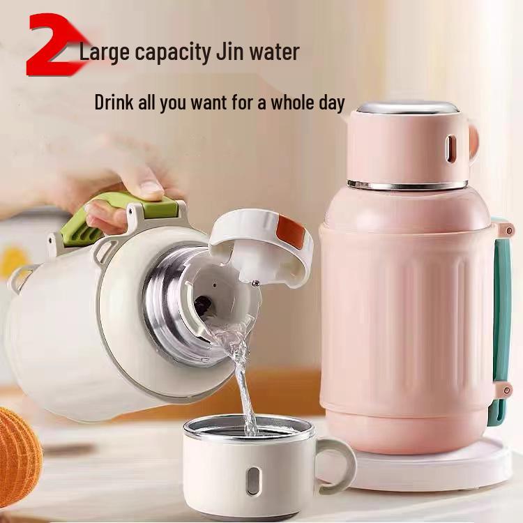 Large Capacity Insulated Thermos Flask – Portable Water Cup for Students, Men & Women