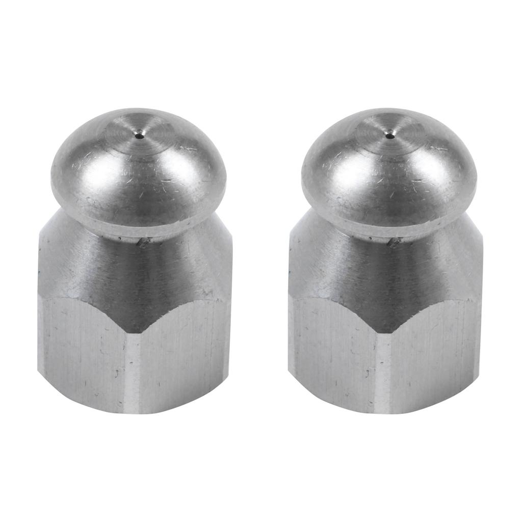 YCOC-2X Pipe Jetter Pressure Washer Drain Sewer Cleaning Pipe Jetter Rotary Nozzle 5 Jet (1/4 Inch )