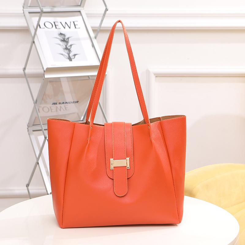 Women's bag new fashionable and simple tote bag women's shopping bag one shoulder handbag women's bag