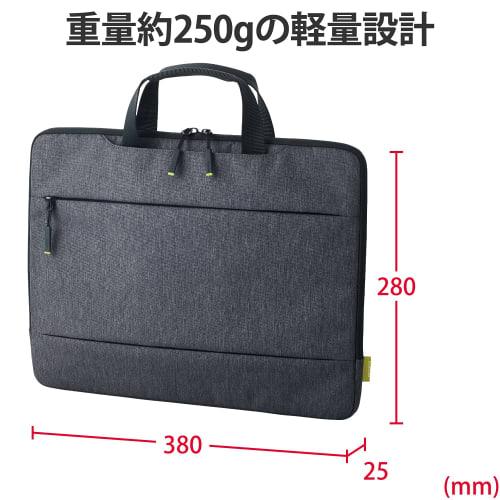 ELECOM Computer Case PC Case Surface Laptop 5 (2022) Laptop 4 (2021) Laptop 3 (2019) 15 Inch Case with Pocket Handle Storage Casual Fabric Black BM-IB